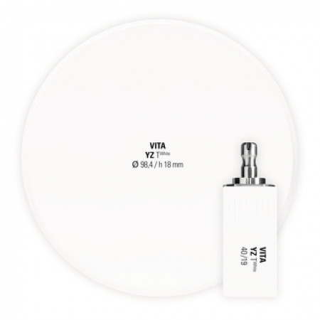 In-Ceram Twhite blocks YZ-20/19 4 stuks (non-colored)