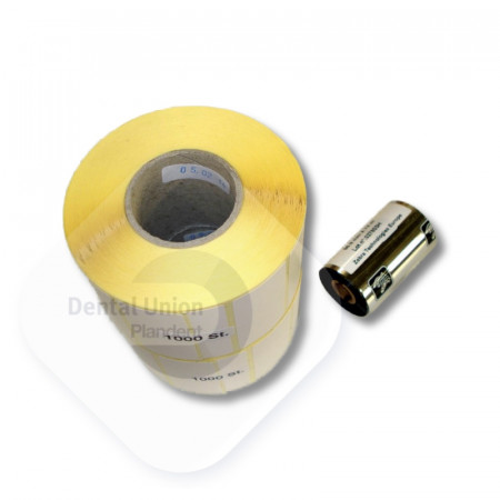 Melag MELASOFT Label Printer navulling (2xrollen etiketten en 1 inktrol)