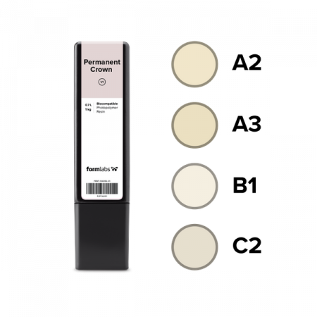Formlabs Permanent Crown Resin Cartridges 1 kg (0.7l)