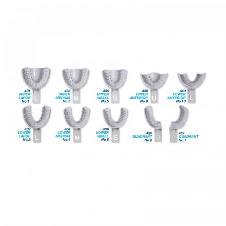 Premium Plus autoclaveerbare afdruklepels intro verpakking 10st
