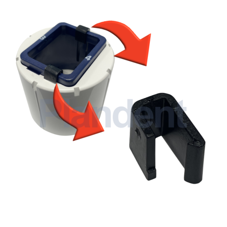 Sirona Clip voor Stralingsbegrenzer / Collimator, per stuk.