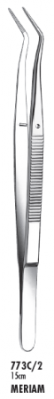 Carl Martin pincet Meriam, bek geribbeld 15cm (773C/2)