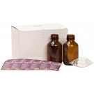 Heraeus vloeistoffles bruin 80ml 1st
