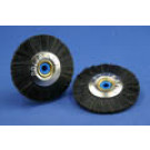Smalle borstel met kunststof kern 160/ 48mm zwart p/stuk