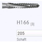 Komet botfrees H166 021, RA L (schacht 205) 5st