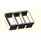 Baisch lade inzet 1262 (b) 3-vaks hoog 31x41cm st