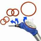 EMS O ring Set voor Deksel en Handstuk Handy 2 / 2+