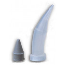 Disposable Tubes & Plugs voor C-R Separate Clear 100st