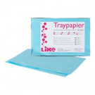 Like traypapier 18x28cm blauw 250st.