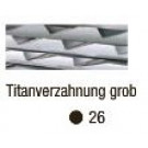 Edenta HM frees titaanvertand grof HP (schacht 104) st.