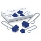 mondspreider silikonen s/m/l met ketting