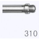 Speciale mandrel 310 voor polijst rubbers 6st