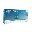 microflex nitril hs pf m blauw 100st