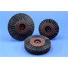 Polijstborstel zwart 4 40 80 Labor plastic kern recht 12st
