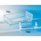 Crystal Glass Instrument Tray 200x100x50mm, autoclaveerbaar (nr. 761)