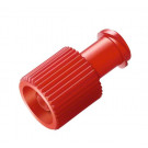 Braun Combi stopper afsluitdop rood, 100 stuks