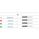 Komet Diamantvijl grof  DF1F Rood 5st.