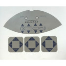 Stickerset tbv voetschakelaar type3