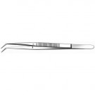 Pincet geribbeld gebogen 15cm 773/2