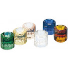 Dappenglazen gekleurd glas