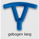 Su gietkanalen gebogen lang 20x4mm 100st
