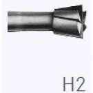 Komet hardmetaalboor H2, FG (schacht 314)