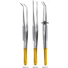 Kronenhouderpincet 17cm gediamanteerd
