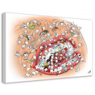 cartoon canvas gebitszorg 90x120 2st