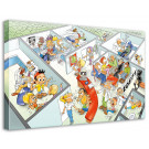 cartoon canvas praktijkkamers 90x120 2st