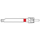 Rotex groot, rood planeerboren 5st