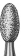 Komet diamantboor 379 014, HP (schacht 104) 5st