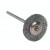 Zilverdraad borstel 19mm 12st