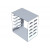 Nichrominox Aluminiumrack voor 6 trays 19x30x27