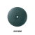 Exa-Dental rubbers ongemonteerd zwart 0410 12st