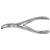 Knabbeltang FO-412, Luer, sterk gebogen, 170 mm
