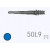 Komet ER Titanium stift 50L9 110 blauw 10st