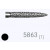 Komet Diamantboor super grof 5863 016, FG (schacht 314) 5st 