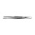 Carl Martin chirurgisch pincet recht/geribbeld 13cm