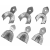 Hammacher Afdruklepels Wiro-lock geperforeerd kinderformaat