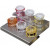 Systeem standaard voor Medi Spender systeem standaard 3 vaks, grootte: 122 x 98 x 33 mm