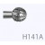 Komet chir/boor HM HP rond H141a (Schacht 104)  5st