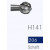 Komet hardmetaalfrees H141, RA XL (schacht 206)