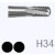 Komet kronensnijder H34 010, FG (schacht 314) 5st