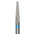 Meisinger hardmetaalfrees kruisvertand HM138GX (medium) 023, HP (schacht 104) 2st