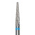 Meisinger hardmetaalfrees kruisvertand HM23GX (medium) 023, HP (schacht 104) 2st
