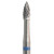 Meisinger hardmetaalfrees kruisvertand HM78MG (medium) 023, HP (schacht 104) 2st