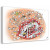 Cartoon Canvas Gebitszorg 90x120cm 2st