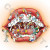Cartoon Plafondplaat Mond 2st