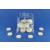 Viltwiel 51 ongemonteerd 25x4mm 12st