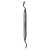 Hu-Friedy 1/2 Buser Modified Botschraper 3mm/5mm, Black Line